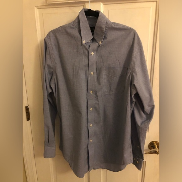 Ralph Lauren Tops - Ralph Lauren Shirt Classic Fit Blue and White Button Down Long Sleeve
